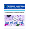 The Bear Essentials, December 9 2024 Edition by DMACC Student Life