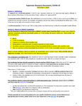 Supervisor Resource Documents, COVID-19